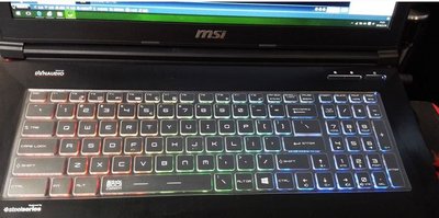 *蝶飛* 微星 MSI GP62 8RD-078TW 鍵盤膜 15.6吋筆記型電腦 保護套 鍵盤防塵套 超薄高透明