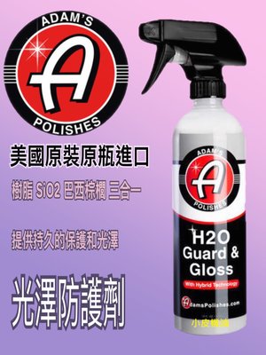【小皮機油】亞當 H2O 光澤防護劑 Adam's H2O Guard &amp; Gloss 樹酯 SiO2 巴西棕櫚 三合一
