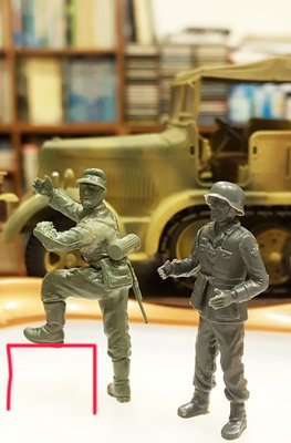 《廣寶閣》田宮Tamiya模型 1/35 二戰德軍兩個一標 50元 憲兵與野戰突擊兵 TA-015