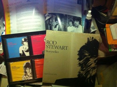 Rod Steward 4CD Box  CD部分全新 Storyteller 外盒舊了