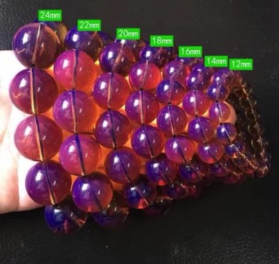 紫珀手珠 16mm 佛珠 念珠 手串 手鍊 收藏 琥珀