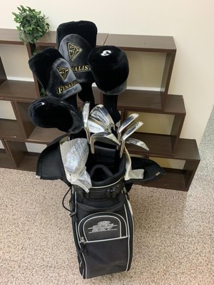全新 MIZUNO高爾夫球球具組 球袋+鐵桿8支+木桿4支