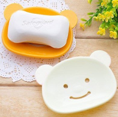 【夜市王】小熊香皂盒 可愛小熊皂盒 創意衛浴肥皂盒 小熊皂盒1個5元