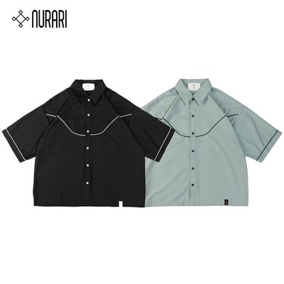 [NMR] Nurari 23 S/S GTM Wavestern OVS Shirt 簡約線條西部短袖襯衫
