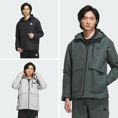 【豬豬老闆】ADIDAS WIND.RDY 休閒 運動 防風 連帽外套 男款 黑IT3951綠IT3952灰IT3953