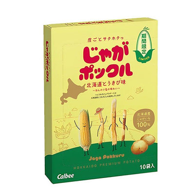 「廠商現貨」日本原裝進口北海道薯條三兄弟  玉米濃湯口味10包/盒