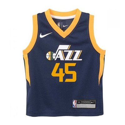 正版 NBA 美國職籃 NIKE Jazz Donovan Mitchell 猶他 爵士隊 米契爾 45號 兒童球衣