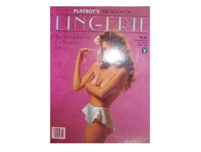 【黃藍二手書 雜誌】《美版 PLAYBOY'S 1988 BOOK OF LINGERIE》PLAYBOY PRESS