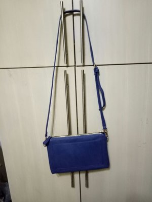 Lippy藍色斜背包全新18x25x1、5cm(桌前袋)