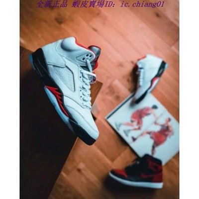 全新正品 AD-Air Jordan 5 “Fire Red” 流川楓 中筒 籃球鞋 DA1911-102 男女鞋