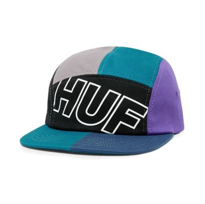【AYW】HUF VISTA VOLLEY 5-PANEL CAP LOGO 經典 拼接 平簷 五分割帽 棒球帽 板帽