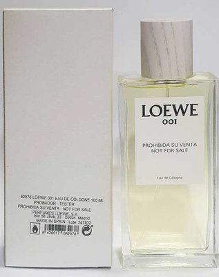 【美妝行】Loewe 001 羅威 無性別 香水 100ml TESTER