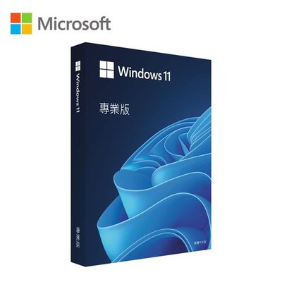 微軟Microsoft Windows 11 專業盒裝版 64位元 USB隨身碟 RS 中文盒裝版 win11