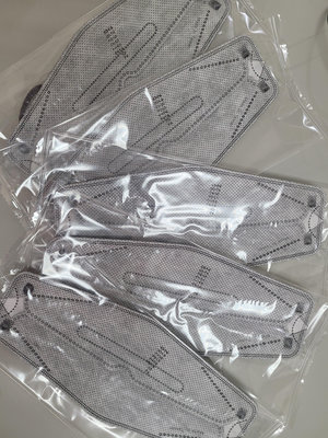 現貨台灣製/韓版4D/魚嘴型柳葉型摺疊口罩/非醫用活性碳防塵口罩