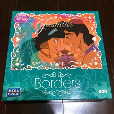 迪士尼 阿拉丁 茉莉公主 600片 特殊邊框 拼圖 Disney Mega Borders Aladdin Jasmine Jigsaw Puzzles