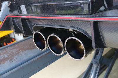 黃帝的店~Fi Exhaust 排氣管 for Civic Type R FK8, 專車專用, 遙控閥門, 三出尾飾管