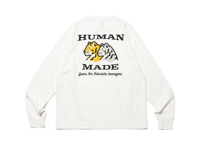 Human made GRAPHIC L/S T-SHIRT #1 老虎 長袖上衣 HM26CS004。太陽選物社