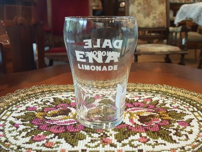 【卡卡頌 歐洲跳蚤市場/歐洲古董 】歐洲老件_ENA LEMONADE 標記 玻璃杯 g0286