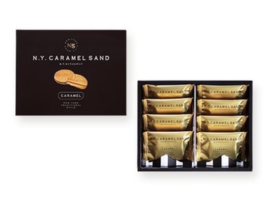 5/20到貨 🎁New York Caramel Sand🎁 紐約焦糖巧克力夾心餅乾 8入盒裝 NYC 東京排隊