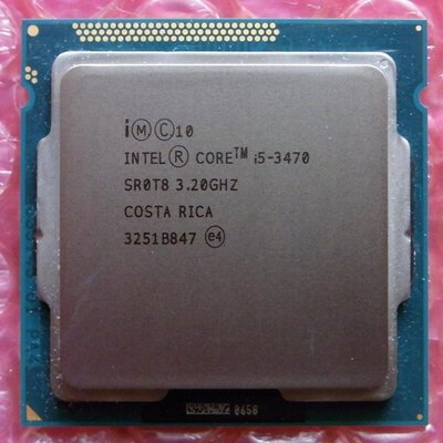 Intel 第3代 Core I5-3470 〈 3.2~3.6G 〉 1155 腳位處理器、拆機良品、有附處理器風扇