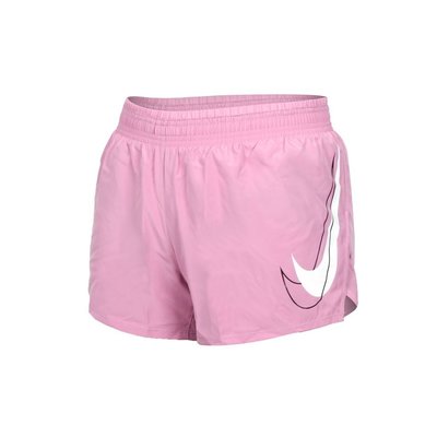 【熱賣精選】NIKE 女運動短褲(Dri-FIT 三分褲 慢跑 路跑 平織「DD49-630」 粉紅白