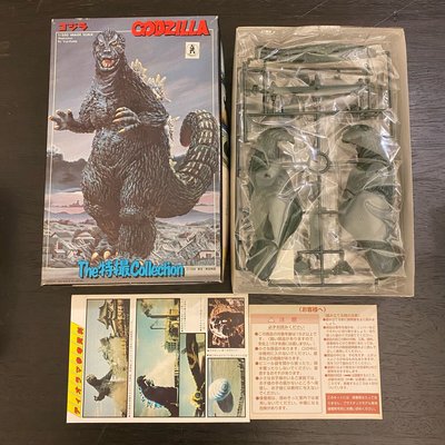 早期絕版 古董玩具 哥吉拉 GODZILLA BANDAI 1983 IN JAPAN  1/350 SCALE