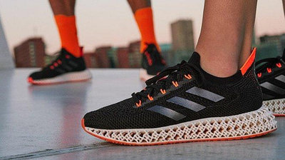 Adidas Alphaedge 4D科技 黑橘 針織 呼吸面 透氣 緩震 跑步 慢跑鞋 FY3963 男鞋[飛凡男鞋]