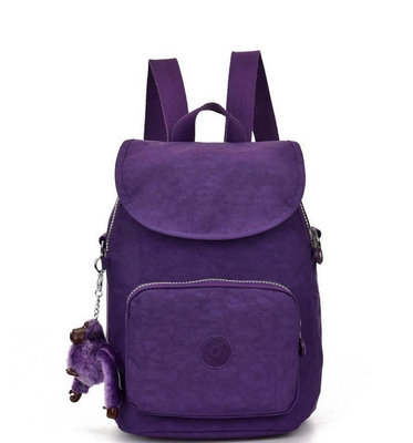 小Z代購#Kipling 猴子包 K12075 紫色 多用肩背斜背輕量雙肩後背包 防水