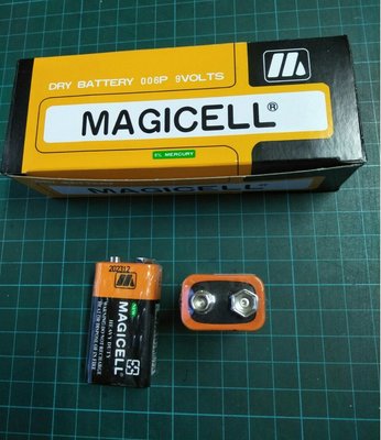 ~全新~MAGICELL 9V電池  碳鋅環保電池 9V 碳鋅電池 (1個18元)  1盒10個180元