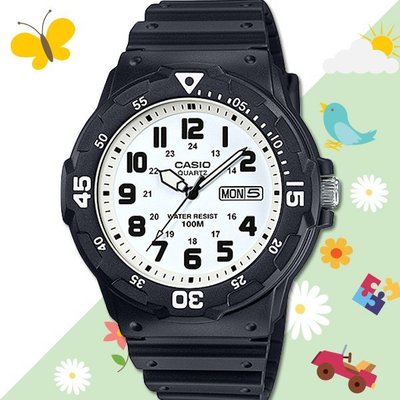 CASIO手錶專賣店 國隆 MRW-200H-7B 白面黑數字 防水100米 造型指針男錶(另LRW-250H)