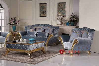 [紅蘋果傢俱] HM-2078 新古典系列 歐式 沙發 法式 絨布沙發 奢華沙發組 多款樣式 任君挑選
