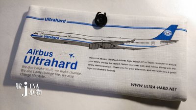 //鞍 jINA小物// 全新 Ultrahard Lab Series 護照套  Bon Voyage藍色班機(長版)