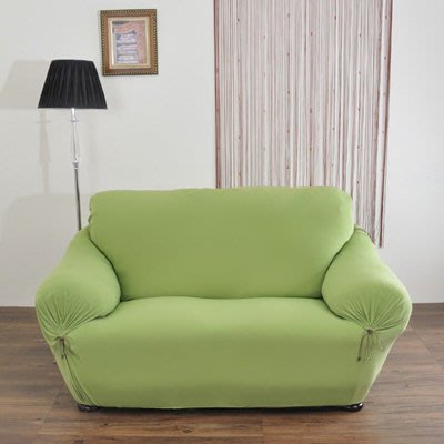 【樂樂生活精品】《格藍傢飾》典雅涼感彈性沙發便利套3人-綠 免運費!(請看關於我)