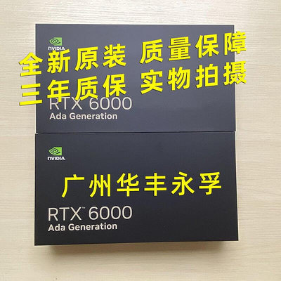 極致優品 原裝英偉達 NVIDIA RTX 6000 Ada 48GB 深度學習渲染 專業圖形顯 KF7597