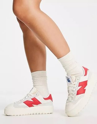 New Balance CT302 白灰紅 舒適透氣 厚底 休閑滑板鞋 男女鞋