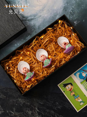 牡蠣寶寶愛麗絲手辦可愛公仔DIY模型生日蛋糕裝飾小擺件兒童玩具
