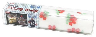 ☆║IRIS Zakka║☆ 日本 Season poly bag 食品包裝袋 草莓 20枚入