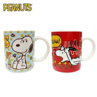 史努比 陶瓷 馬克杯 300ml 咖啡杯 Snoopy PEANUTS 正版授權 853278 853285