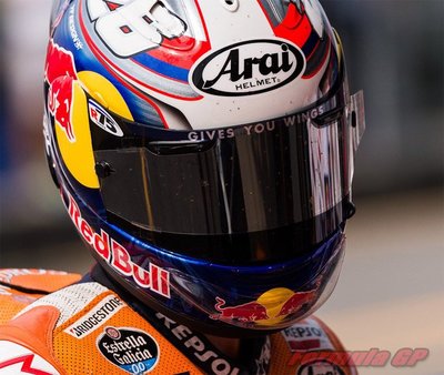 [Formula GP] Dani Pedrosa 26 頭盔鏡片貼 ARAI R75 車貼貼紙 RX7X RR5