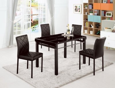【DH】商品編號G992-2商品名稱恩伯吉3.6尺玻璃餐桌(圖一)不含椅。桌面:8mm強化玻璃。細膩優質。主要地區免運費