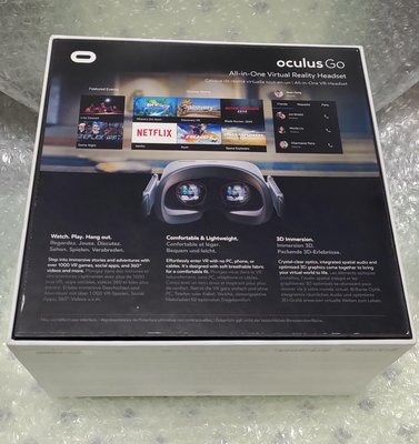 VR Oculus Go Standalone 64GB 獨立式VR 頭戴式裝置(含原版外盒及配件