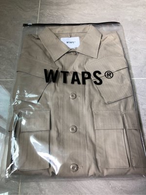 全新商品 WTAPS 20AW MODULAR LS SHIRT SIZE:S 十袋襯衫