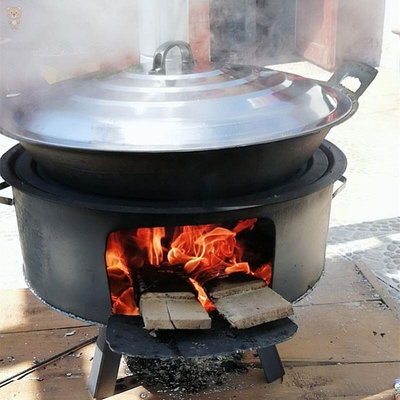 免運✅老式傳統柴火爐燒水材火爐子戶外爐子灶臺爐燒柴火的爐灶材火地鍋買它 買它