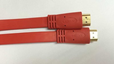 晨韻1.4版 高清 扁平HDMI線 3米1.5米10米15米綠色黃色黑色線材~新北五金線材專賣店
