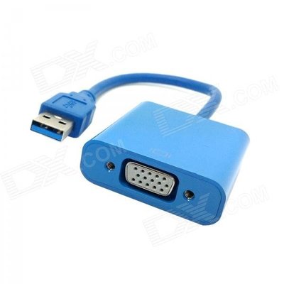 【紘普】USB3.0 TO VGA 外接顯示卡 免拆機 相容USB2.0 1.1接螢幕.電視.投影機