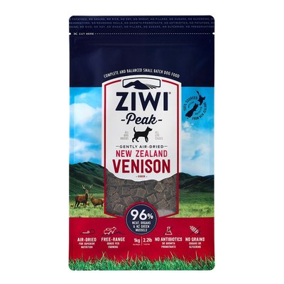 免運公司貨附發票 紐西蘭ZiwiPeak 巔峰 98%鮮肉狗糧-鹿肉/狗飼料/1kg