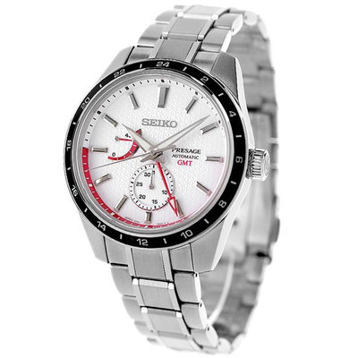 預購 SEIKO PRESAGE SARF025  精工錶 機械錶 日本製 GMT 42mm JAL70週年限定款 限量300 白色面盤 不鏽鋼錶帶