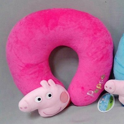 粉紅豬小妹頸枕 旅行枕 飛機枕 佩佩豬