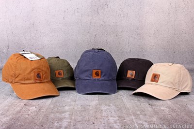 【HYDRA】Carhartt Odessa Old Cap Logo 皮標 水洗 復古 老帽 棒球帽【100289】