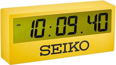 SEIKO【日本代購】 精工 125×290×61毫米數碼運動定時設計掛鐘 - SQ816Y